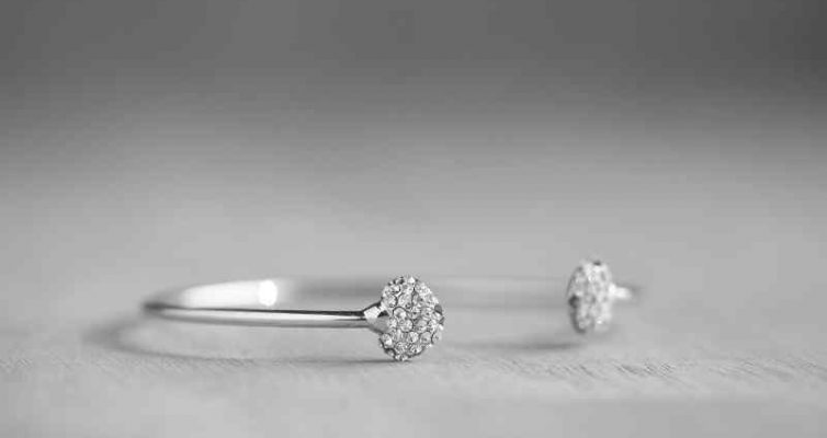 bracelet diamant et platine